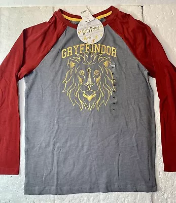 Buy NWT Harry Potter Long Sleeve Shirt Kids Size XL Gryffindor  NEW • 10.25£