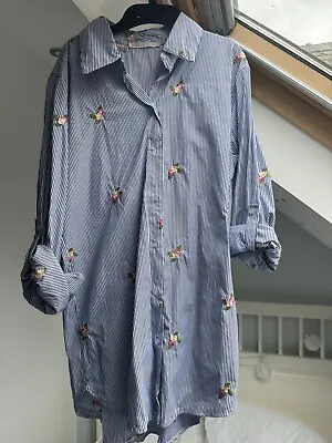 Buy Striped Oversized Shirt  • 9.99£
