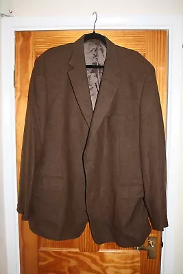 Buy Men's Casual Smart 2 Button Blazer In Brown 52 Inch Chest Great With Jeans • 18£