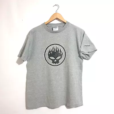 Buy The Offspring T-Shirt Sz M Grey Cotton Blend Front Back Graphic Print Music • 15.46£