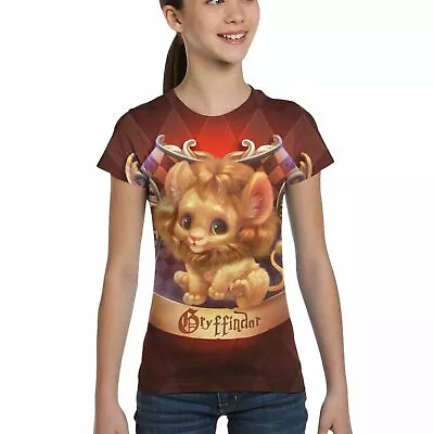 Buy Harry Potter Hufflepuff Gryffindor Boys Girls Youth Short Sleeve T-Shirt Tops • 14.98£