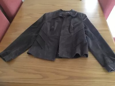 Buy MARKS AND SPENCER Ladies Size 12 Suede Jacket • 24.99£