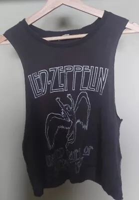 Buy Led Zeppelin Vest Classic Rock Band Merch Tee T Shirt Tank Top Ladies Size M • 12.95£