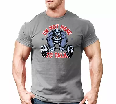 Buy Gorilla Beast T Shirt Gym Motivation Workout Training Bodybuilding Top • 10.99£