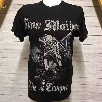 Buy Iron Maiden Band Vintage The Trooper T-shirt Black Size Medium M Fruit Of Loom • 24.99£
