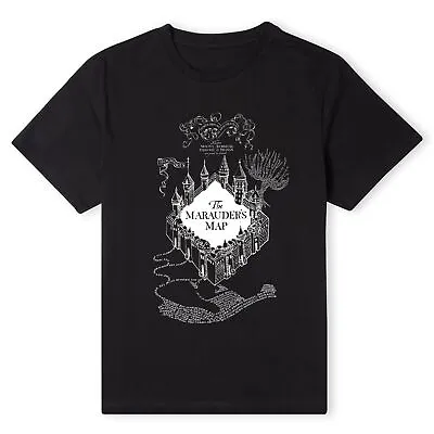 Buy Official Harry Potter The Marauder's Map Unisex T-Shirt • 11.69£