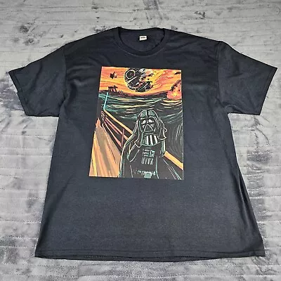 Buy Star Wars Shirt Extra Large Black Darth Vader Scream Death Star FOTL Tee Top • 29.99£