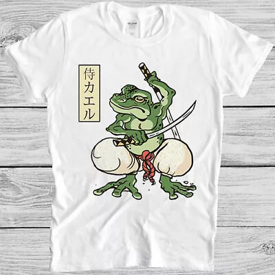 Buy Samurai Ninja Frog Toad Meme Funny Gamer Cult Movie Music Gift Tee T Shirt M962 • 6.35£