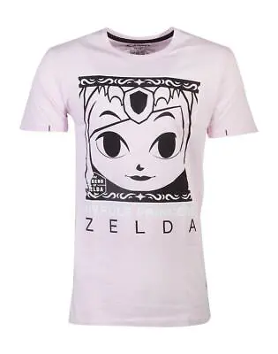 Buy Official The Legend Of Zelda Hyrule Princess Zelda Pink Unisex T-shirt • 14.99£