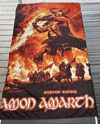 Buy Amon Amarth Surtur Rising Fabric Flag Tapestry Official Tour Merch 2011 40x59  • 49.73£