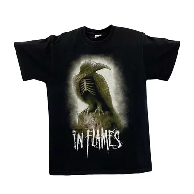 Buy IN FLAMES “Club Tour 2012”  Alternative Death Metal Band T-Shirt Medium Black • 16£