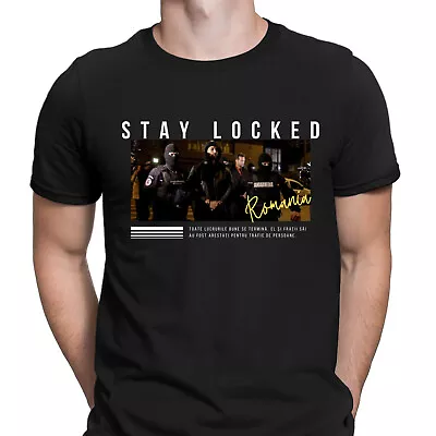 Buy Stay Locked Andrew Tate Arrest Lock Those Criminals Mens T-Shirts Tee Top #GVE • 9.99£