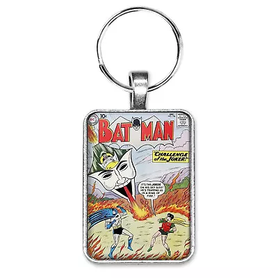 Buy Batman #136 Cover Key Ring Or Necklace Classic Robin Joker DC Comic Book Jewelry • 12.49£