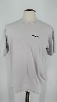 Buy PATAGONIA P-6 Mission Organic White T-Shirt Size L 23” PTP • 18£