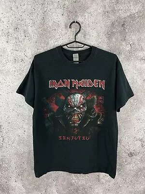 Buy Iron Maiden T-Shirt Senjutsu Big Double Logo Size Medium M • 33.50£
