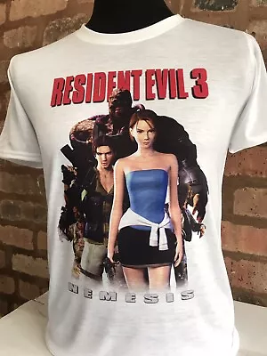 Buy Resident Evil 3 Nemesis T-shirt - Mens & Women Sizes S-XXL - Jill Carlos 1999 • 15.99£