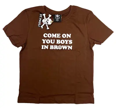 Buy FC St. Pauli Football T-shirt Size 128 Kids - Boys In Brown #T018 • 7.70£