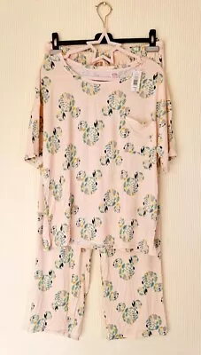 Buy Disney Ladies 2-piece Pyjamas Set Short Sleeve Vey Soft Material, Size M • 10.95£