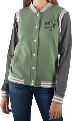 Buy Licensed Harry Potter SLYTHERIN Varsity Jacket For Women • 52.98£