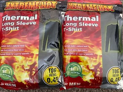 Buy Mens 2 Pack Thermal Full Sleeve T-shirt • 12.99£