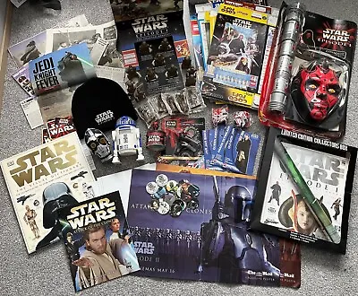 Buy Star Wars Episode 1 Job Lot - Books, Posters, Toys, UK Merch - 25th Anniversary • 77£
