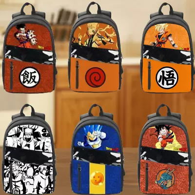 Buy Naruto Shippuden Multi Pocket Backpack Bioworld Merch 2007 Shonen Bag • 16.56£