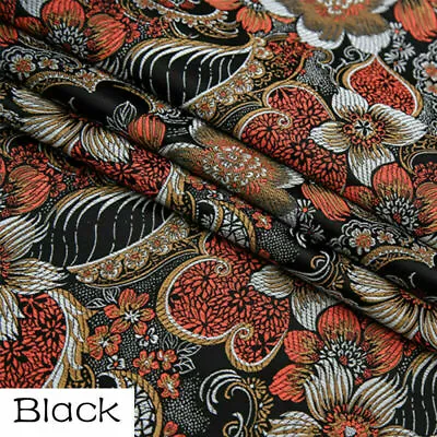 Buy Chinese Brocade Damask Fabric Acquard Cheongsam Costume Material By Metre • 20.86£