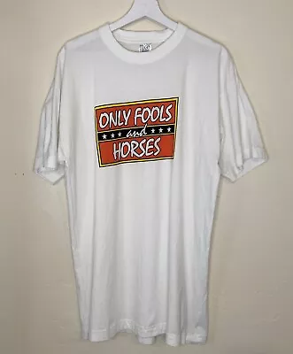 Buy Vintage Only Fools & Horses Logo Promo T Shirt Size XL Retro BG Top OFAH • 14.99£