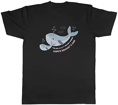 Buy Happy Mothers Day Mens T-Shirt Funny Whale Whaley Mummy Unisex Tee Gift • 8.99£