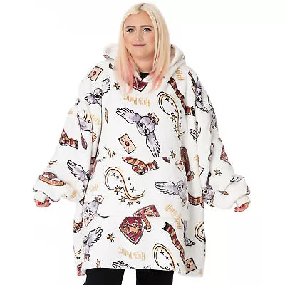 Buy Harry Potter Unisex Adult Hoodie Blanket NS7379 • 37.31£