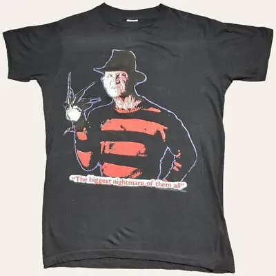 Buy Nightmare On Elm Street 1989 4 T-shirt Freddy Krueger Vintage Single Stitch M • 124.99£