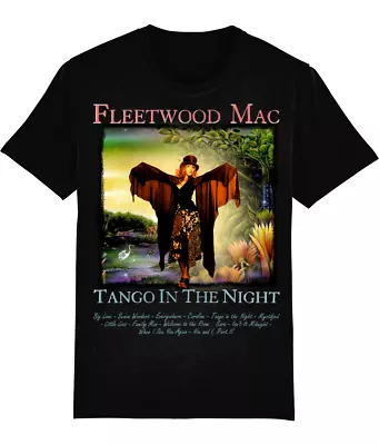 Buy Fleetwood Mac Stevie Nicks Unisex T Shirt Tango In The Night Vinyl ART Composite • 17.75£