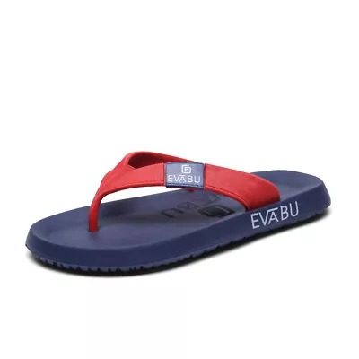 Buy Mens Outdoor Beach Slippers Comfort Thongs Flip Flops Sandals Slip On Shoes • 7.53£