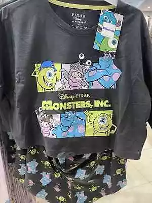 Buy Disney Monsters Inc Pyjama Set PJs Primark Cotton UK Size XL New Tag Licensed • 19.50£