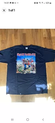 Buy Iron Maiden The Trooper T Shirt Official New Black Heavy Metal Rock Eddie M • 12.99£
