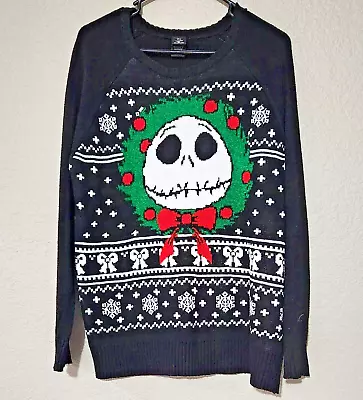 Buy Disney The Nightmare Before Christmas Jack Skellington Sweater Size XL • 24.62£