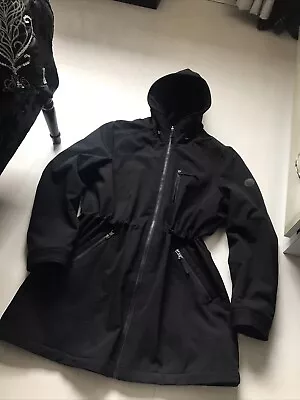 Buy Calvin Klein Ladies Fleece Lined Soft She’ll Parks Coat Jacket Black XL Used  • 20£