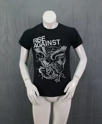 Buy Rise Against Shirt - Dragon And Eagle Graphic - Men's Small • 38.32£
