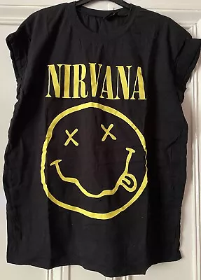 Buy Nirvana Logo T Shirt Size 12 • 7.99£