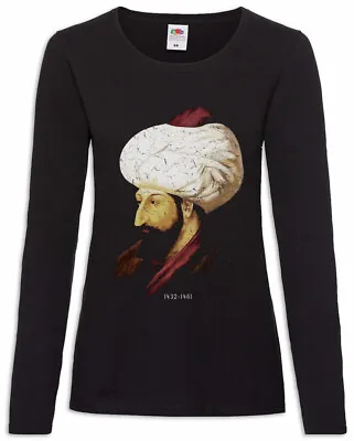 Buy Mehmed II Fatih Women Long Sleeve T-Shirt The Conqueror Ottoman Sultan II. Turks • 27.54£