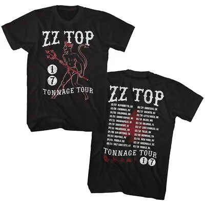 Buy Zz Top - Tonnage Tour 17 - Short Sleeve - Adult - T-Shirt • 80.08£