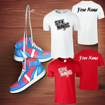 Buy SPY Ninja Kids T-shirt Youtuber Boys Girls Funny Birthday Gifts Tee Top Merch • 8.99£
