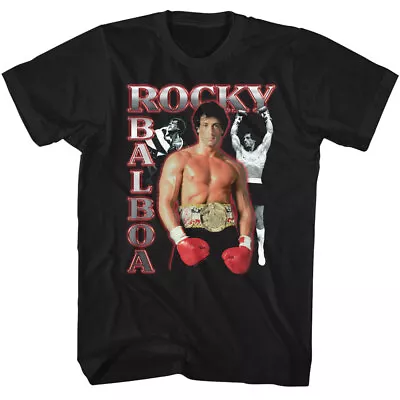 Buy Rocky Movie Rocky Balboa Heavyweight Champ Tripple Exposure Men's T Shirt • 38.47£