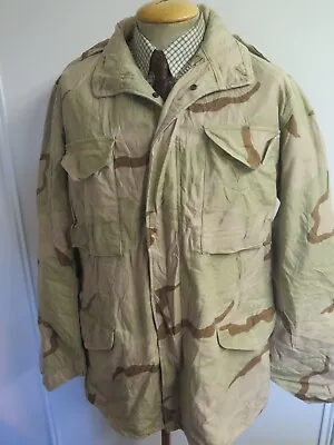 Buy Vintage Issued 1989 US Military M65 Jacket Desert Camouflage M 40  Euro 50 • 39.99£