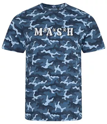 Buy Mash Tv Show Series US Army Camouflage 4077 T-Shirt Camo BNWT Retro • 12.99£