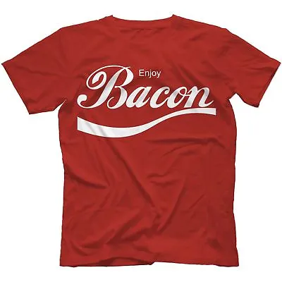 Buy Enjoy Bacon T-Shirt  WASTED SWAG FUNNY PRESENT GIFT NOVELTY • 15.97£