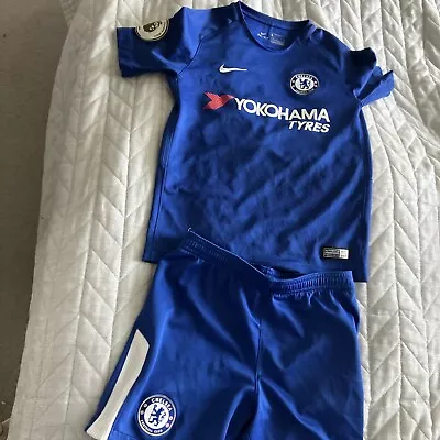 Buy Chelsea Football Kit New Age 8-10 Shorts& T.shirt- Willian On The Back • 7£