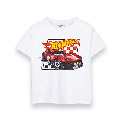 Buy Hot Wheels Boys Checkerboard T-Shirt NS7975 • 14.59£