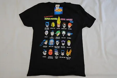 Buy Justice League Superheroes Have Issues Too T Shirt New Official Batman Penguin • 7.99£