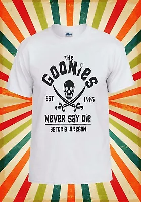 Buy Distressed The Goonies Never Say Die Men Women Vest Tank Top Unisex T Shirt 1817 • 9.95£